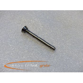 Probe flat, ball Ø approx. 9 mm, shaft Ø approx. 4 mm, length approx. 42.7 mm, manufacturer unknown -unused-