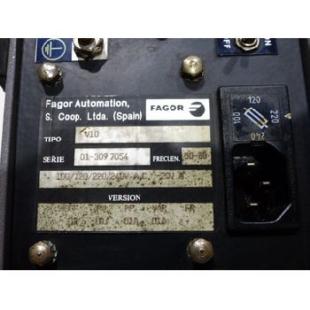 Fagor V10 axle control