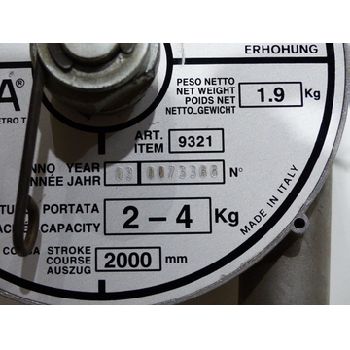 Tecna 9321 rope spring train capacity 2 - 4 Kg
