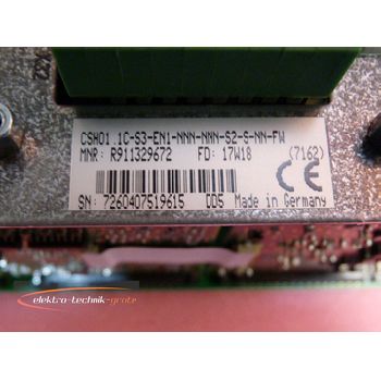 Rexroth Indramat CSH01.1C-S3-EN1-NNN-NNN-S2-S-NN-FW & gt; unused! & Lt;