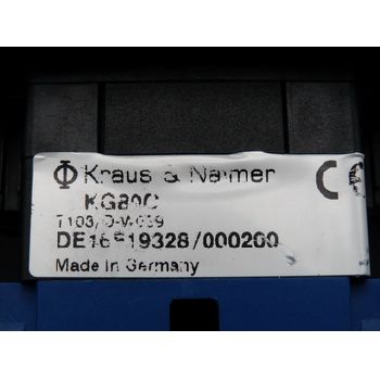 Kraus & amp; Naimer KG80C T103 main switch 3-pin & gt; unused! & Lt;