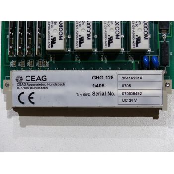 CEAG Apparatebau GHG 128 / 2041A2316 electronic module