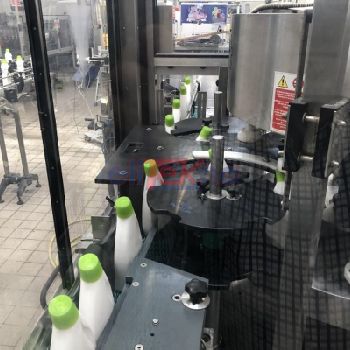 Used SACMI labeling machine mod. RA LINE - 10 heads