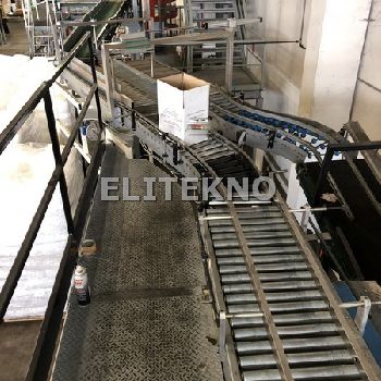 Used EUROIMPIANTI automatic palletizer - 12,000 bph