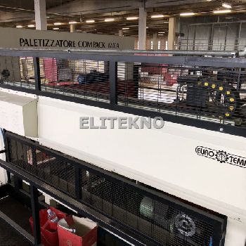 Used EUROIMPIANTI automatic palletizer - 12,000 bph