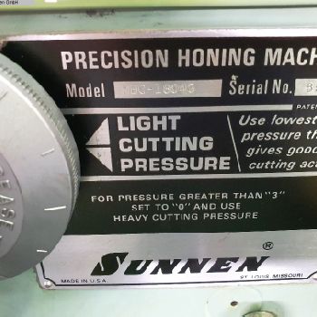 Honing Machine - Internal - Horizontal SUNNEN MBC 1804 G