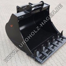 Backhoe OQ80 1800 mm mit Vorsteckmesser and ESCO-teeth cat. 5