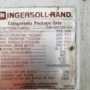 INGERSOLL RAND SSR-EP150