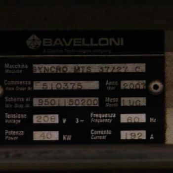 BAVELLONI SYNCRO MTS 37/27 C