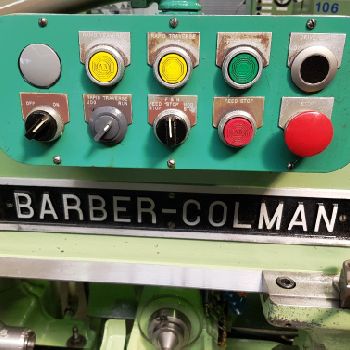 Barber Colman 16-16 Horizontal gear hobbing manual machine