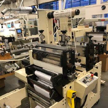Omega SR410 Label printing machine -- Die cutter