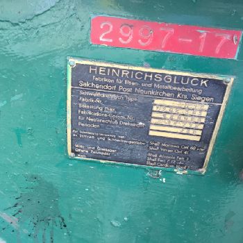 Heinrich Glück H 18 Welding rotary Table