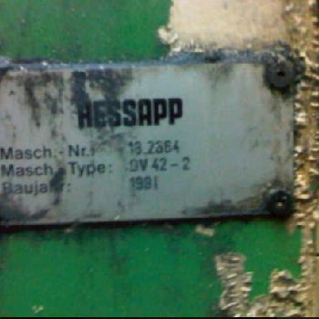 Hessapp DV 42-2 vertical turret lathe with cnc