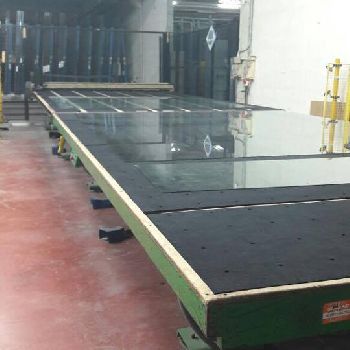 Used Bottero 341 BCSJ Glass cutting / edging machine