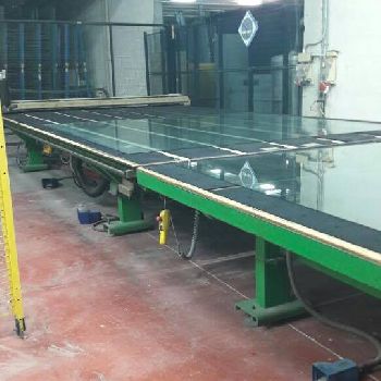 Used Bottero 341 BCSJ Glass cutting / edging machine
