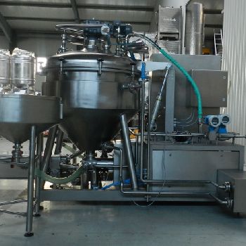Eurolux-BAV vacuum process plant type A-700 for ketchup, mayonnaise, dressing, mustard