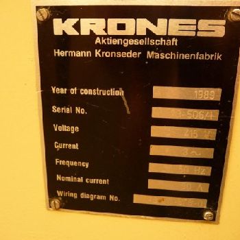 Krones Canmatic 073 Labeller