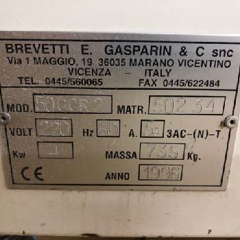 Brevetti E. Gasparin 50 GOR 2 Flowpack