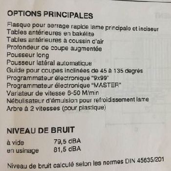 SCM ALFA 45P Panel saw
