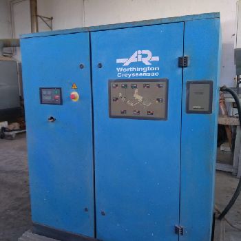 Used Worthington Creyssensac rlr 30v8 Oiled screw compressor