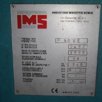 IMS P50VE Press brake