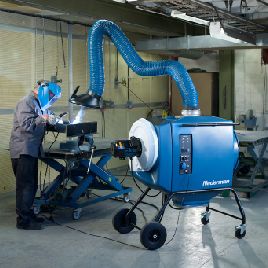 Nederman Filterbox 12A fume and dust extraction unit with automatic compressed air cleaning