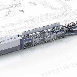 SHRINK WRAPPER KRONES (Wrapping machine for PET bottles and cans)