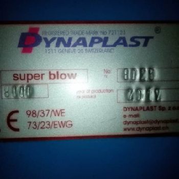 Dynaplast SB-8000 Blowmoulding machine