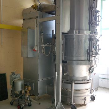 Glatt WSG 120 (1986) Granulating Fluid Bed Dryer Dry