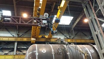 Bode 3/RC 8.3m x 12m Welding Column and Boom Crane