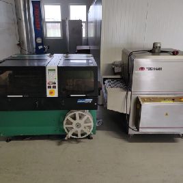 Hugo Beck Flexo 500 and shrink tunnel set