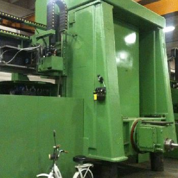 Sedin 2100 vertical turret lathe with cnc