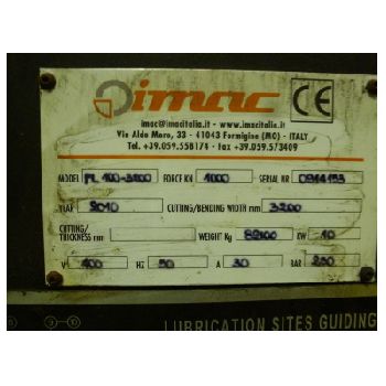 IMAC FL - 100 3200 Press brake cnc/nc