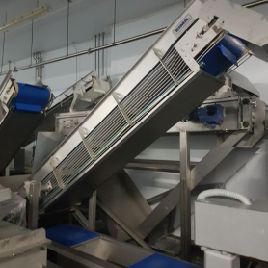 Eima - Vegetable and fruit cutting, washing and blanching machine