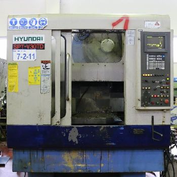 Hyundai SPT V30TD cnc vertical milling machine
