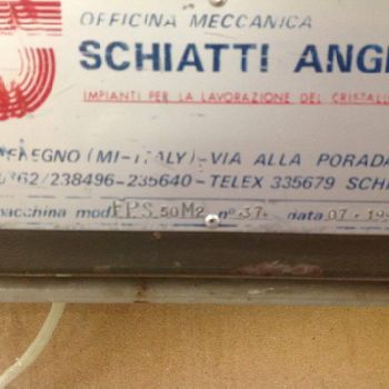 Used Schiatti FPS 50M2 Glass bevelling machine