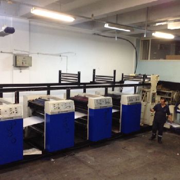 Harris V25 Web continuous printing press