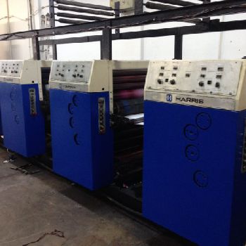 Harris V25 Web continuous printing press