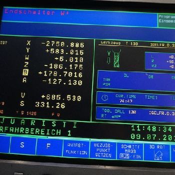 Juaristi MP 150 Floor type boring machine CNC