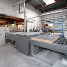 Malnati 1300 TN Glass washing / coating and printing machine