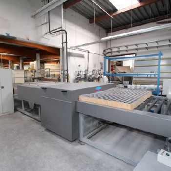 Malnati 1300 TN Glass washing / coating and printing machine