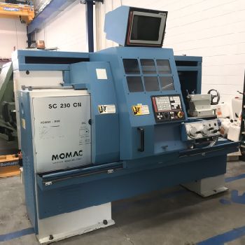 Used MOMAC SC 230 cnc lathe