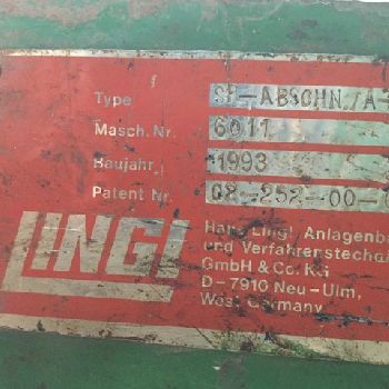 Ceramic cutting carriage LINGL SF-ABSCHN A-SPV