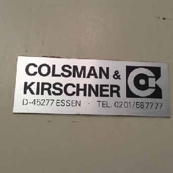 Used automatic packing machine for fabrics COLSMAN &amp; Kirschner