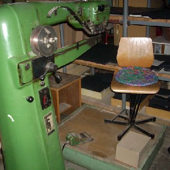 Corrugated paperboard box production line