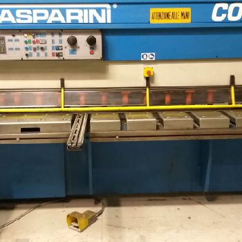 Used Gasparini 3000 x 6 mm mechanical shear