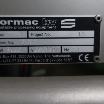 Sormac РО-30 Vegetable and fruit cutting, washing and blanching machine