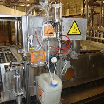 Used Hamba BK 8008 Cup filling and sealing machine