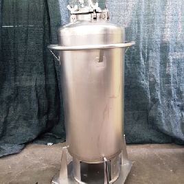 De Jong H082 - Depósito de acero inoxidable con ruedas usadas