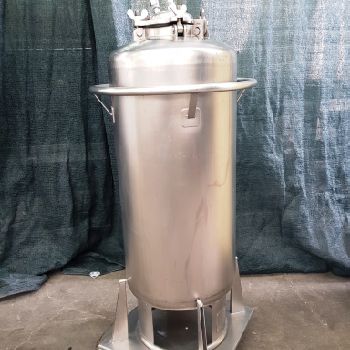 De Jong H082 - Stainless steel tank with castors used